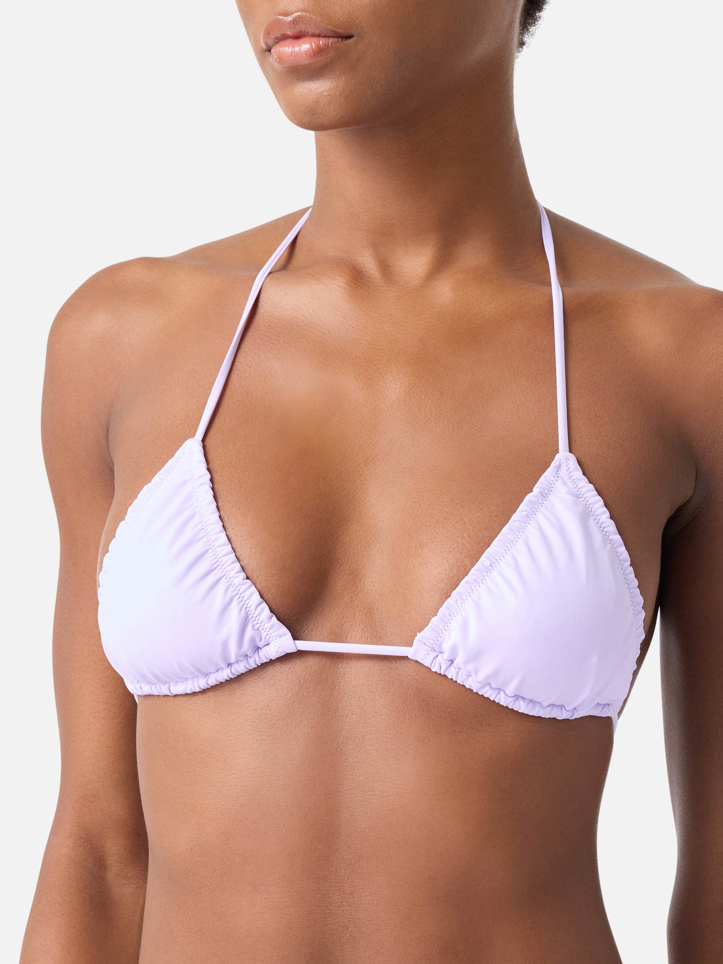 Bikini triangle à volants Nilly Nalu lilas 