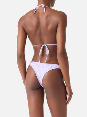 Bikini triangle à volants Nilly Nalu lilas 