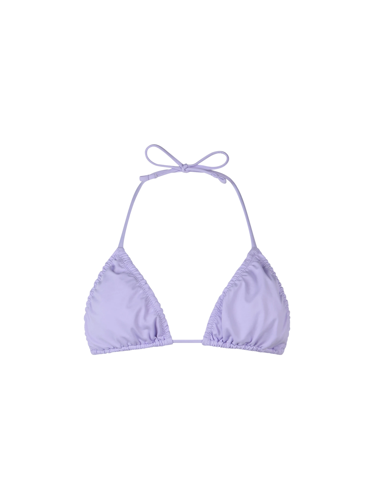 Woman lilac classic triangle top swimsuit Nilly - MC2 Saint Barth