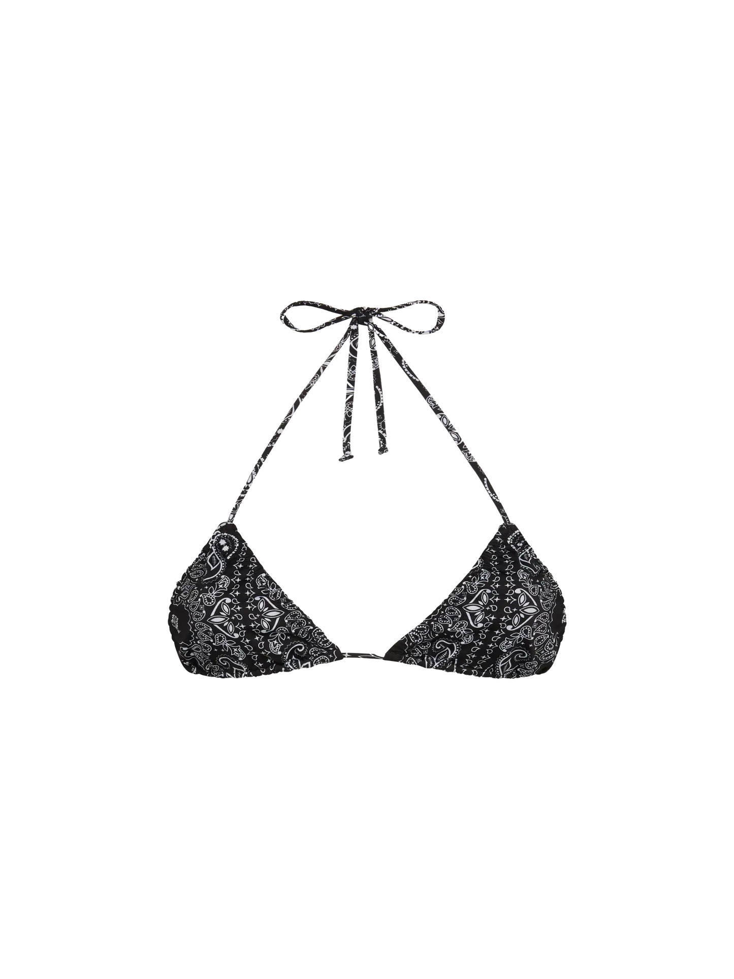 Nilly classic triangle top with bandanna print - MC2 Saint Barth