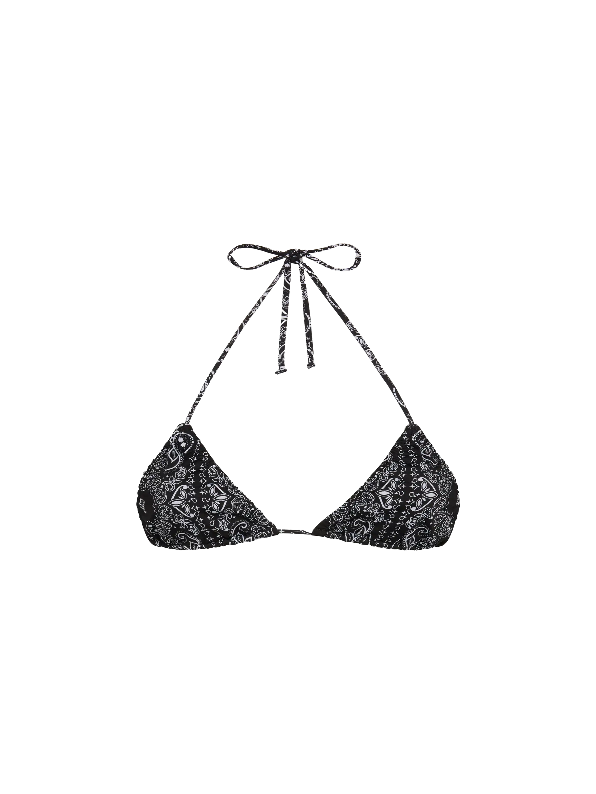 Nilly classic triangle top with bandanna print - MC2 Saint Barth