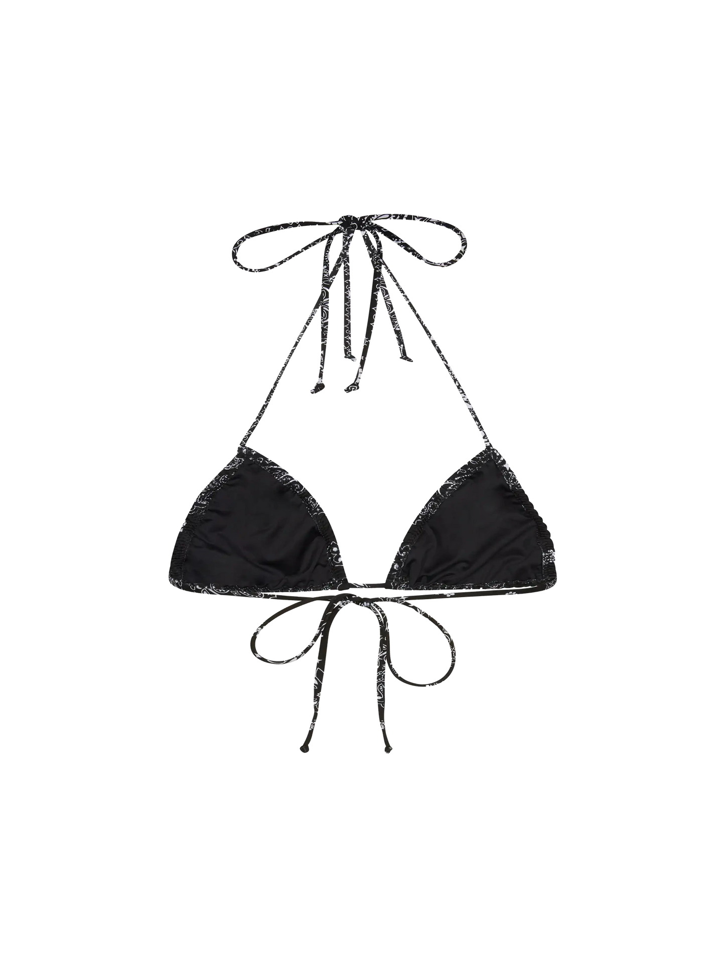 Nilly classic triangle top with bandanna print - MC2 Saint Barth