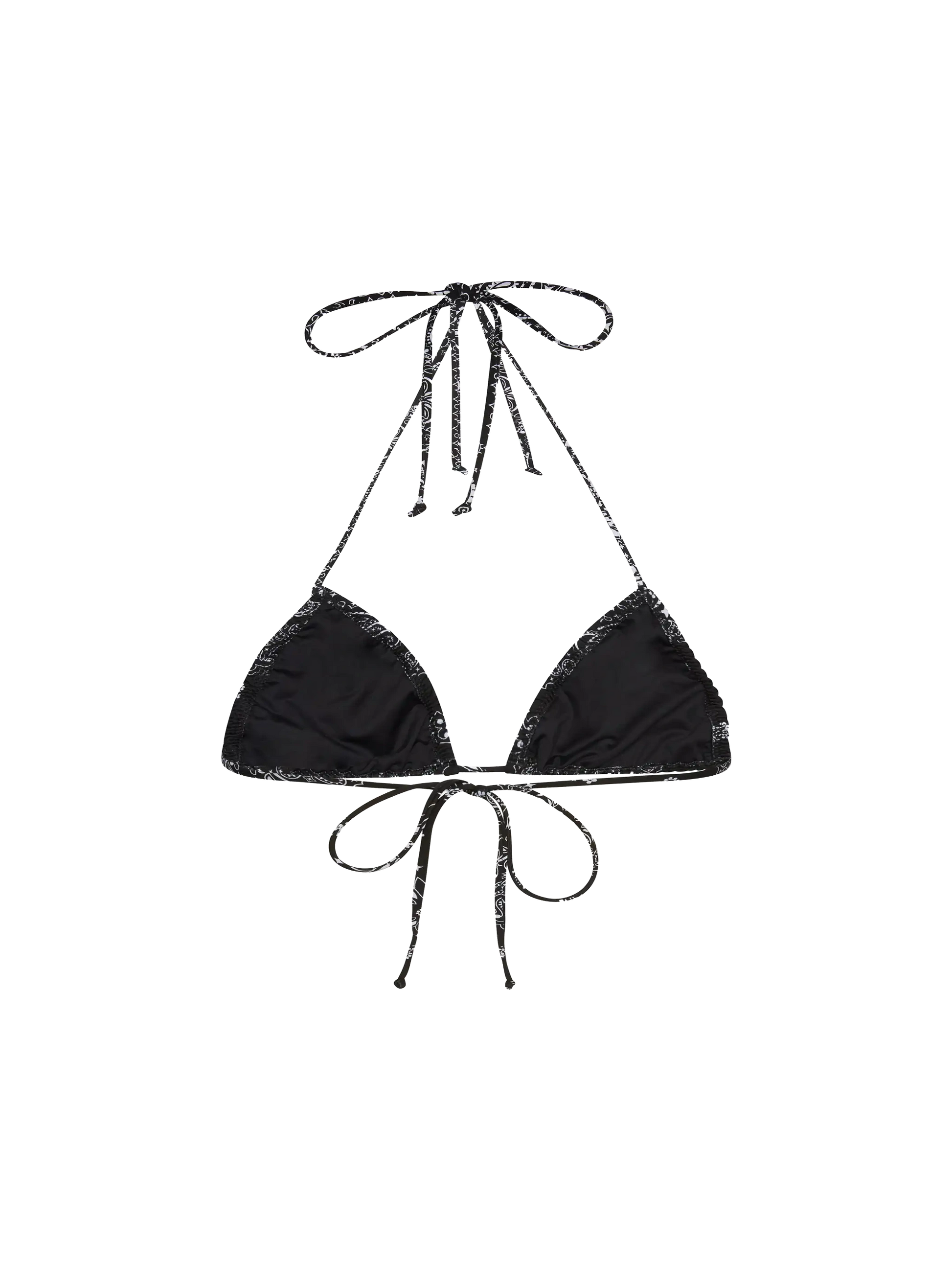 Nilly classic triangle top with bandanna print - MC2 Saint Barth