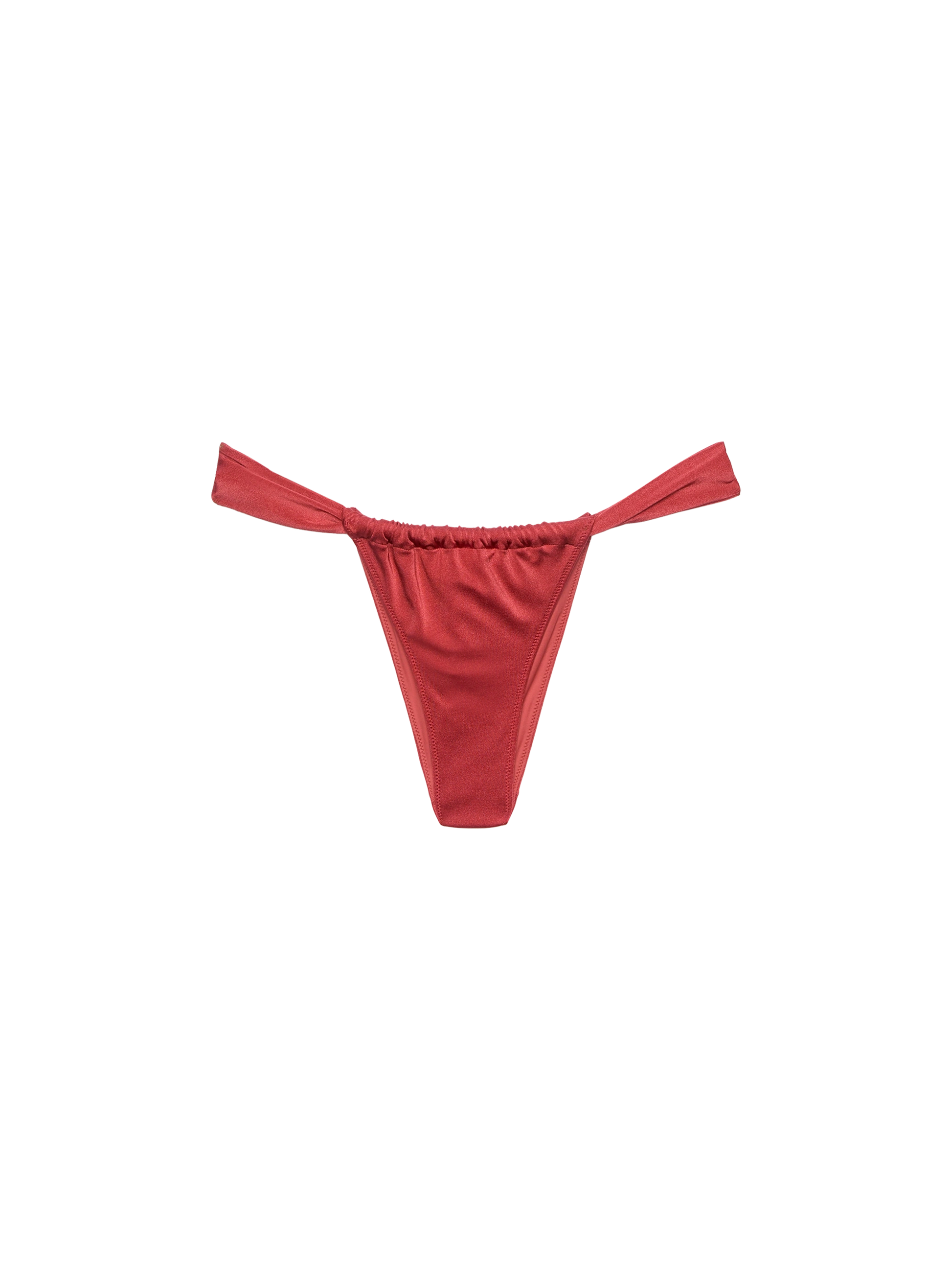 Noelle shimmer brick red cheekiest swim briefs - MC2 Saint Barth