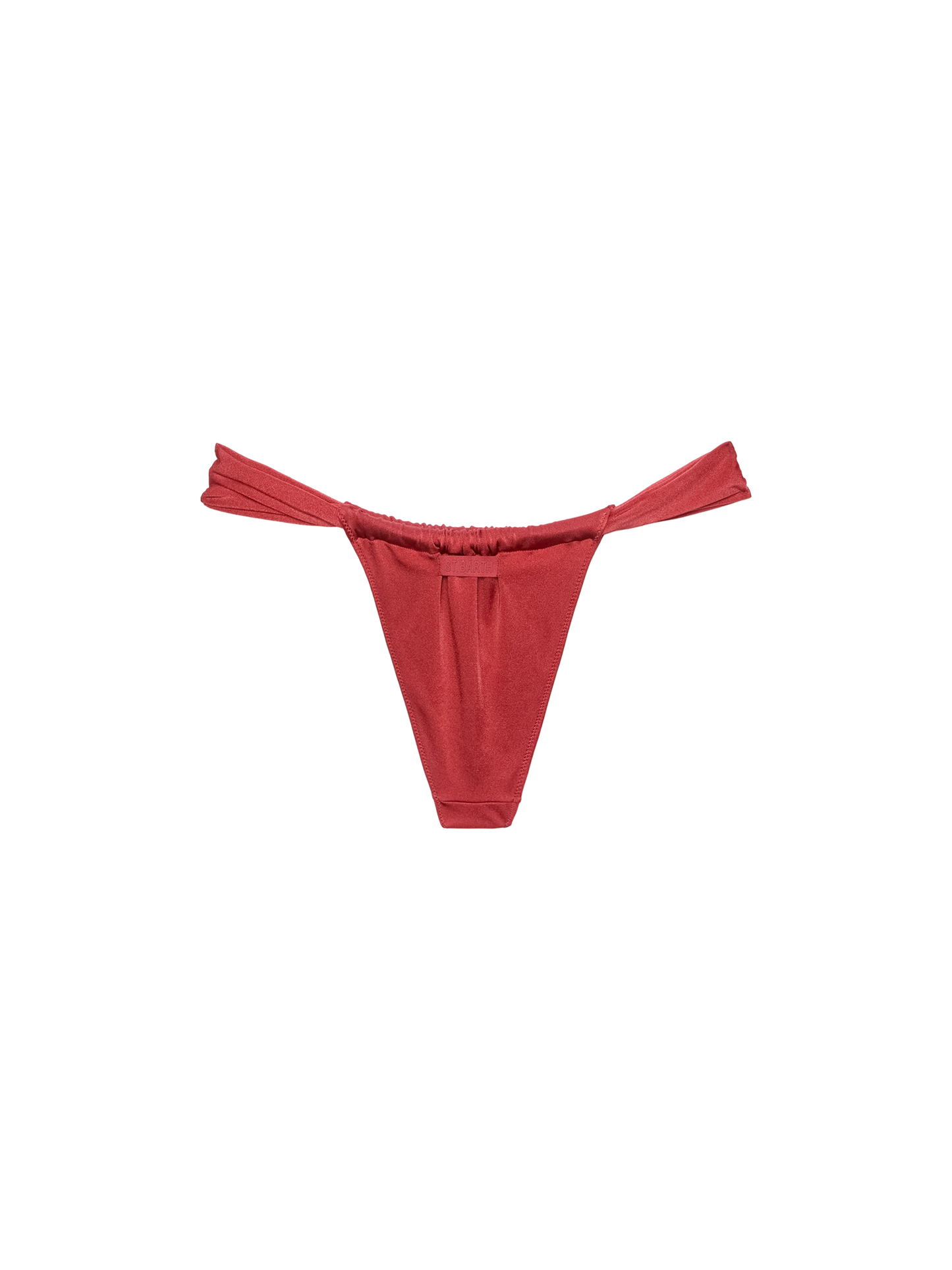 Noelle shimmer brick red cheekiest swim briefs - MC2 Saint Barth