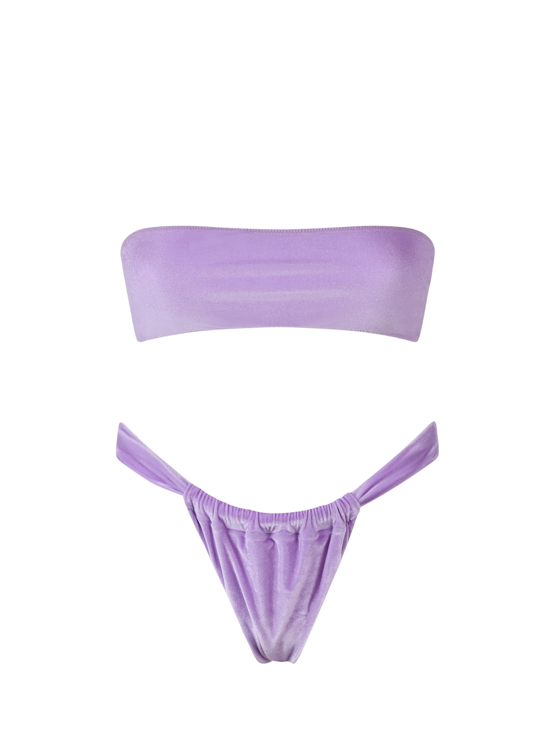 Woman chenille bandeau bikini Rebby Noelle - MC2 Saint Barth