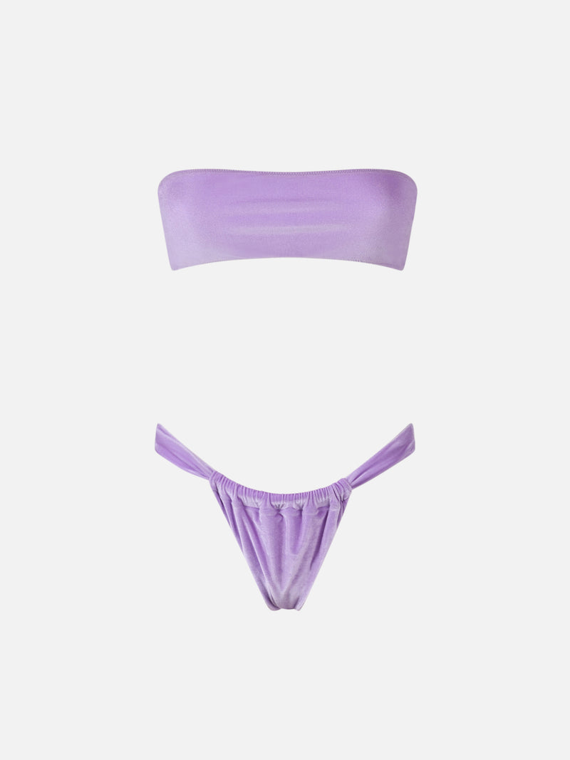 Bikini donna a fascia in ciniglia Rebby Noelle