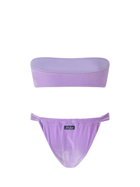 Woman chenille bandeau bikini Rebby Noelle - MC2 Saint Barth