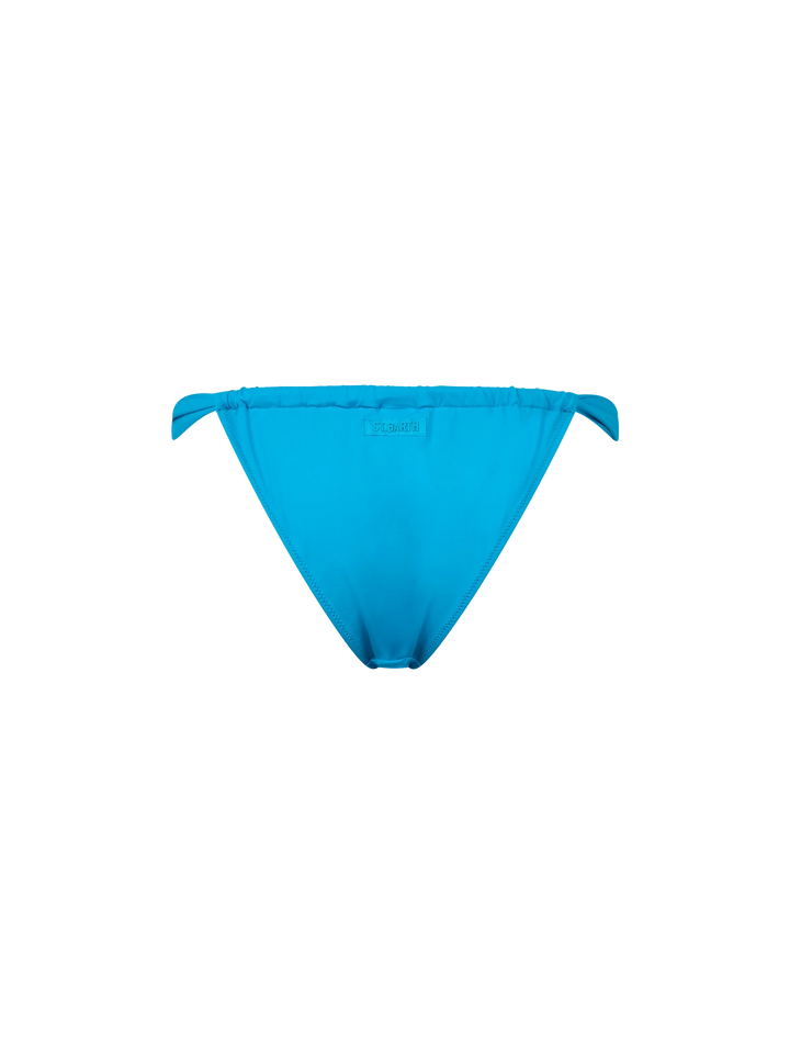 Woman turquoise cheekiest swim briefs Noelle - MC2 Saint Barth