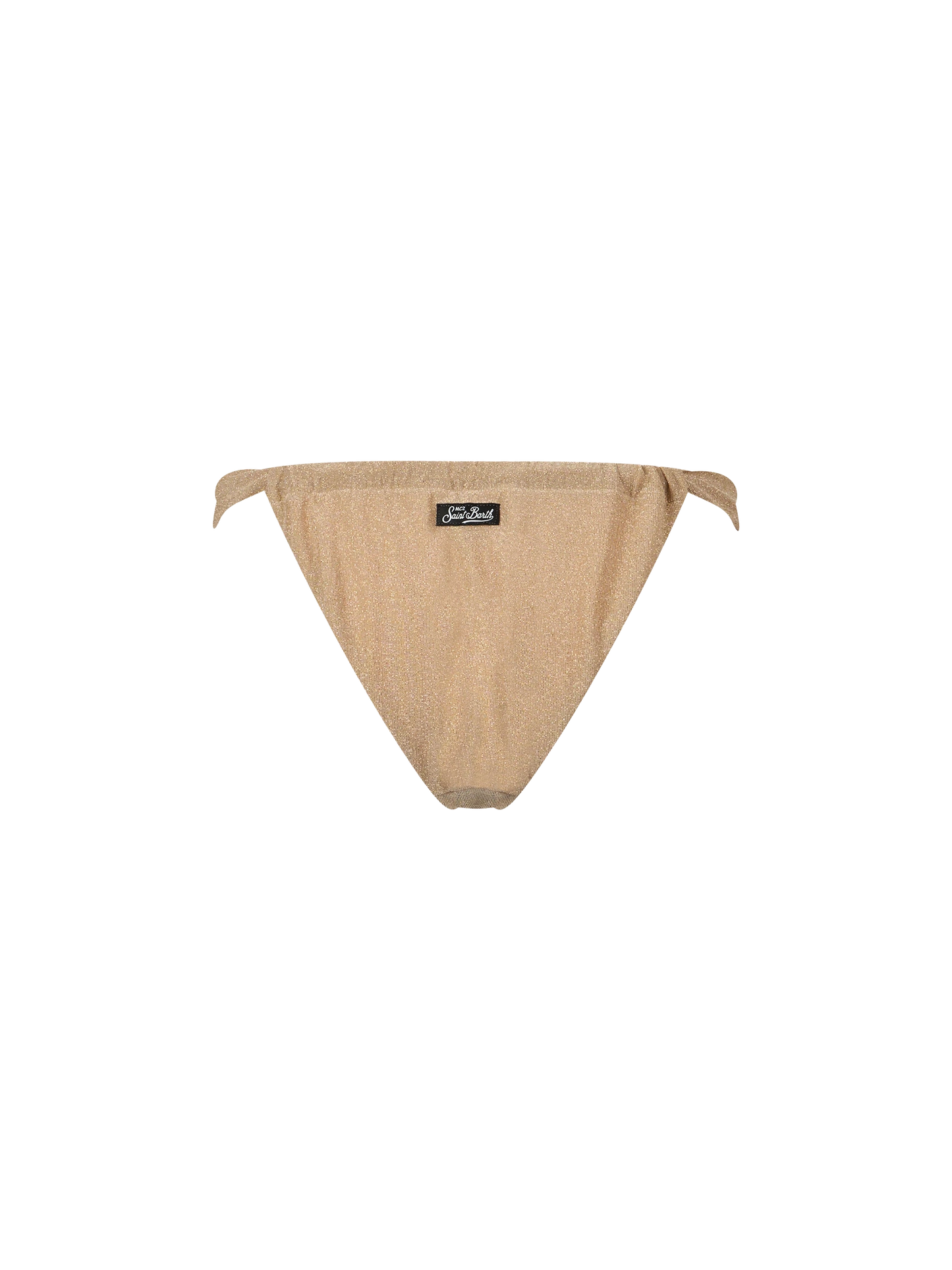 Woman gold lurex cheekiest swim briefs Noelle - MC2 Saint Barth