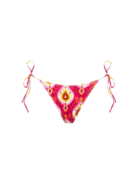 Woman cheeky swim briefs with ikat print - MC2 Saint Barth