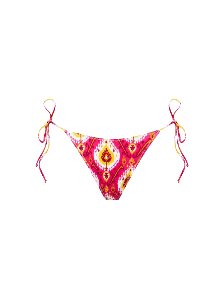 Woman cheeky swim briefs with ikat print - MC2 Saint Barth