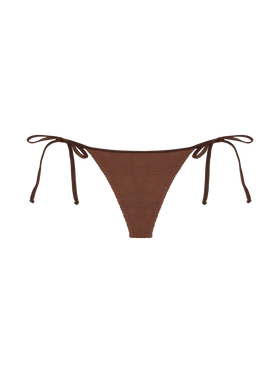 Norah brown crinkle cheekiest swim briefs - MC2 Saint Barth