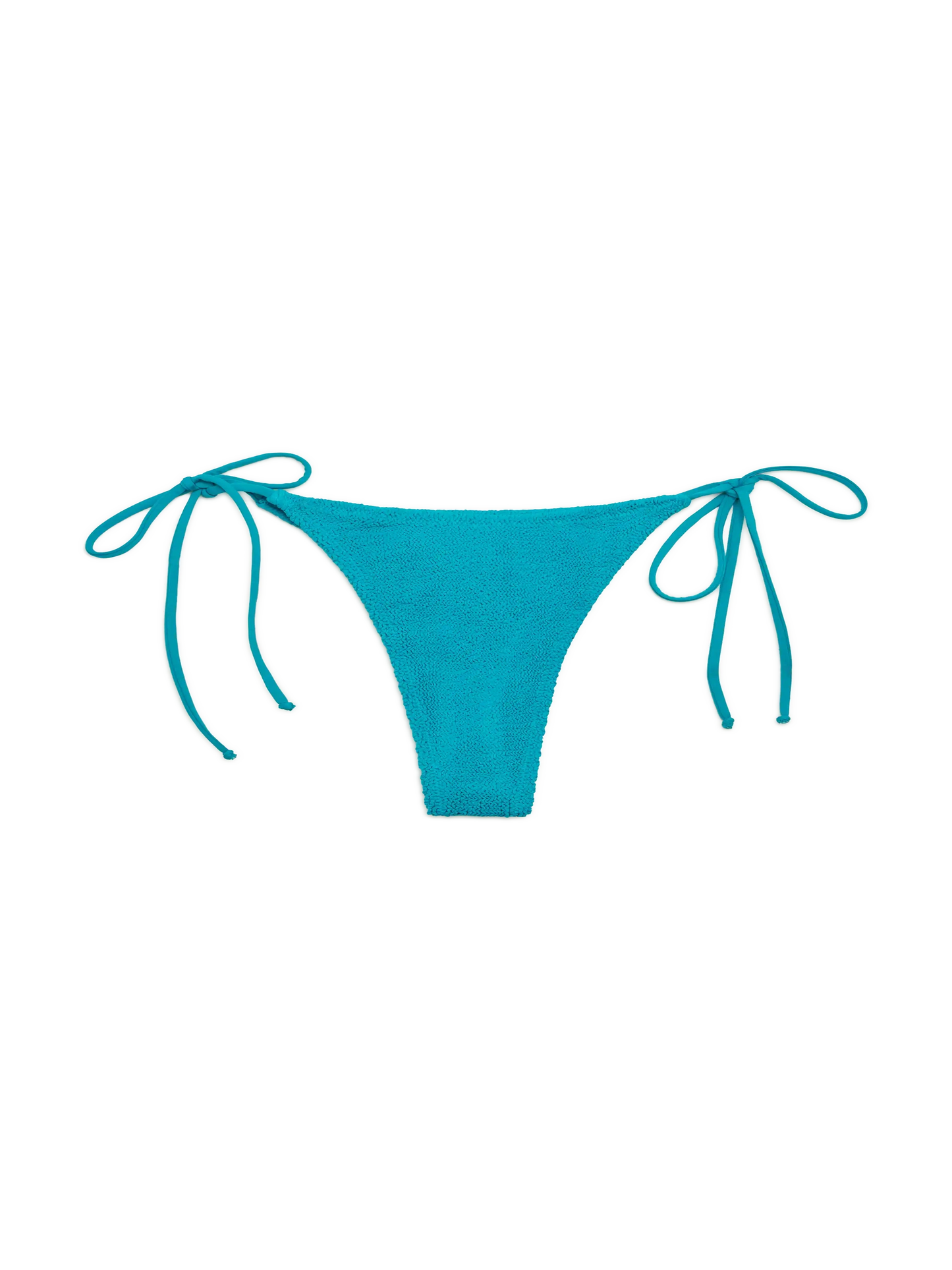 Norah teal crinkle cheekiest swim briefs - MC2 Saint Barth