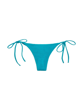 Norah teal crinkle cheekiest swim briefs - MC2 Saint Barth