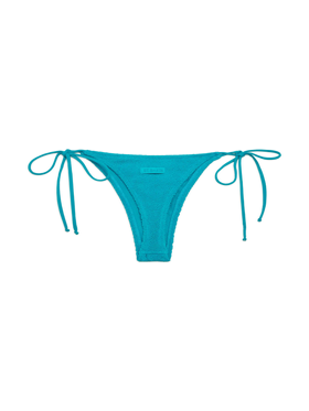 Norah teal crinkle cheekiest swim briefs - MC2 Saint Barth