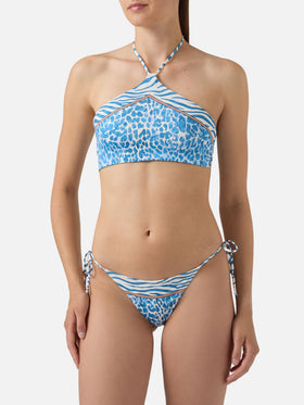 Bikini Nairobi Marielle con stampa safari animalier multicolor