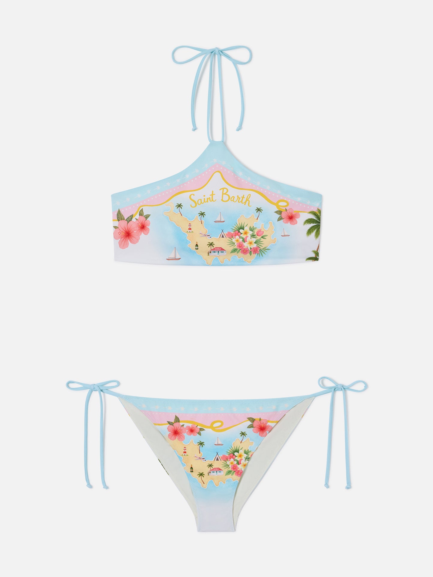 Bikini Nairobi Virgo multicolor St. Barth Map 
