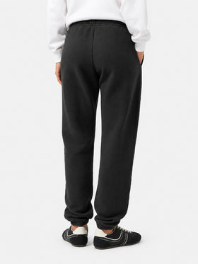 Black cotton fleece jogger pants Odalys
