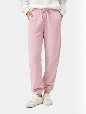 Pink cotton fleece jogger pants Odalys