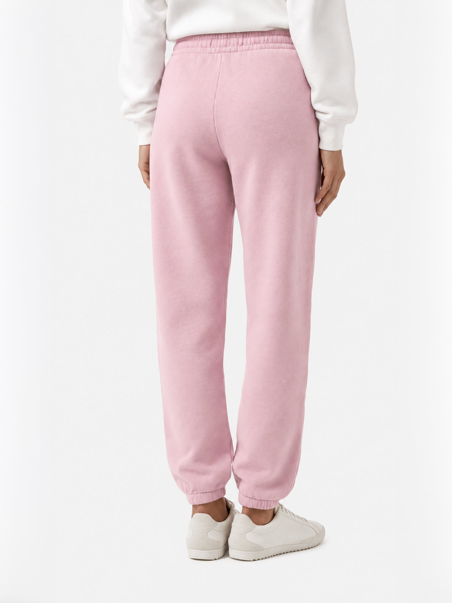Pink cotton fleece jogger pants Odalys