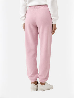Pink cotton fleece jogger pants Odalys
