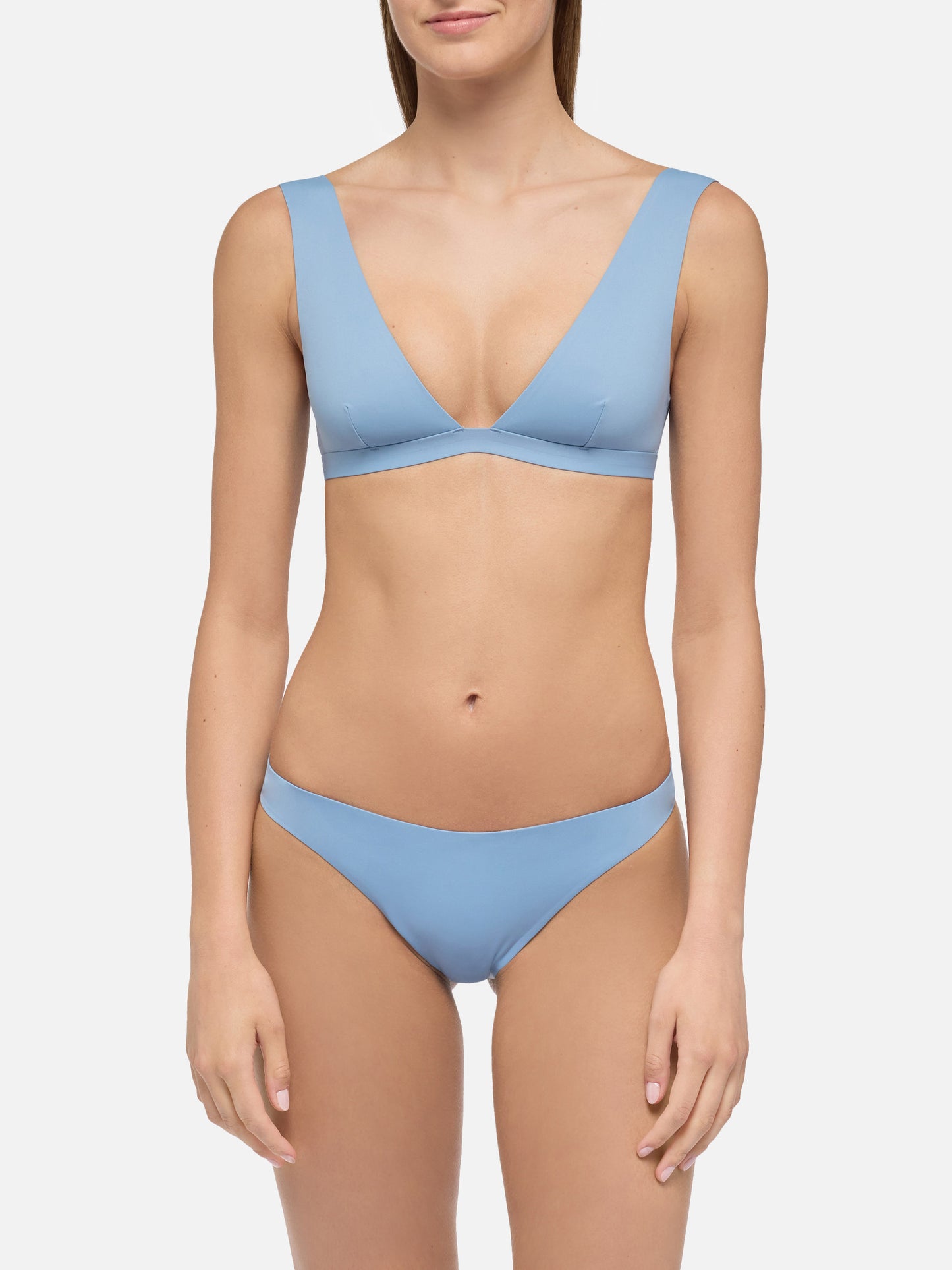 Reanna heatsealed swim briefs - Ofelia heatsealed scooped bralette top - MC2 Saint Barth