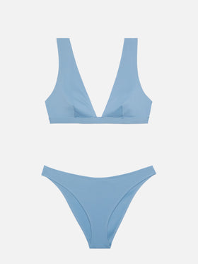 Reanna heatsealed swim briefs - Ofelia heatsealed scooped bralette top - MC2 Saint Barth