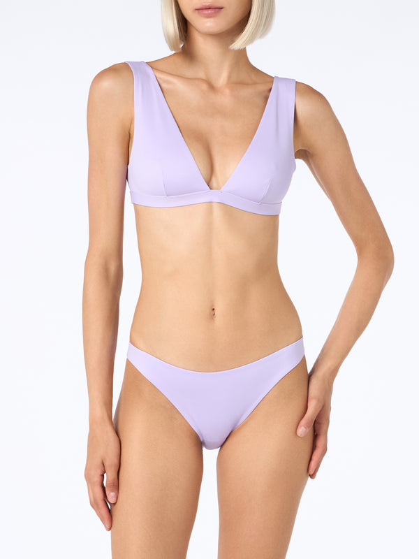 Woman lilac heatsealed scooped bikini Ofelia Reanna