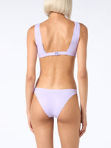 Woman lilac heatsealed scooped bikini Ofelia Reanna