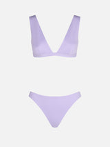 Woman lilac heatsealed scooped bikini Ofelia Reanna