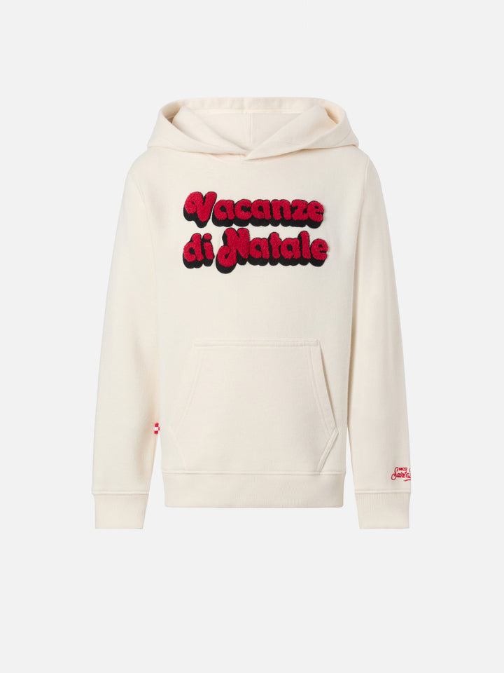 Oliver hooded sweatshirt with Vacanze di Natale print | VACANZE DI NATALE SPECIAL EDITION