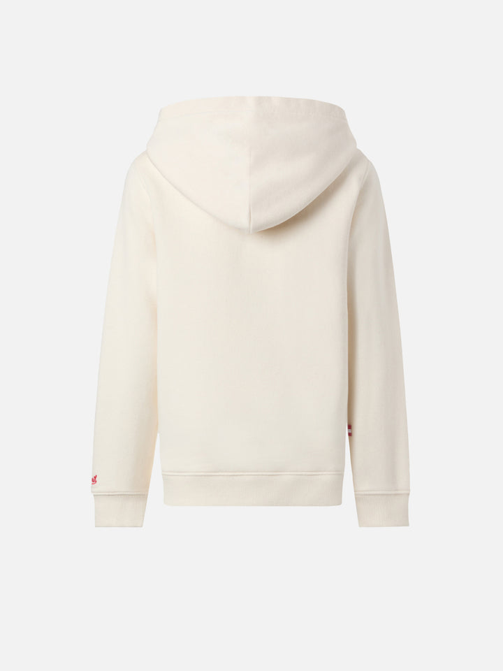 Felpa  con cappuccio Oliver con stampa Vacanze di Natale | VACANZE DI NATALE SPECIAL EDITION