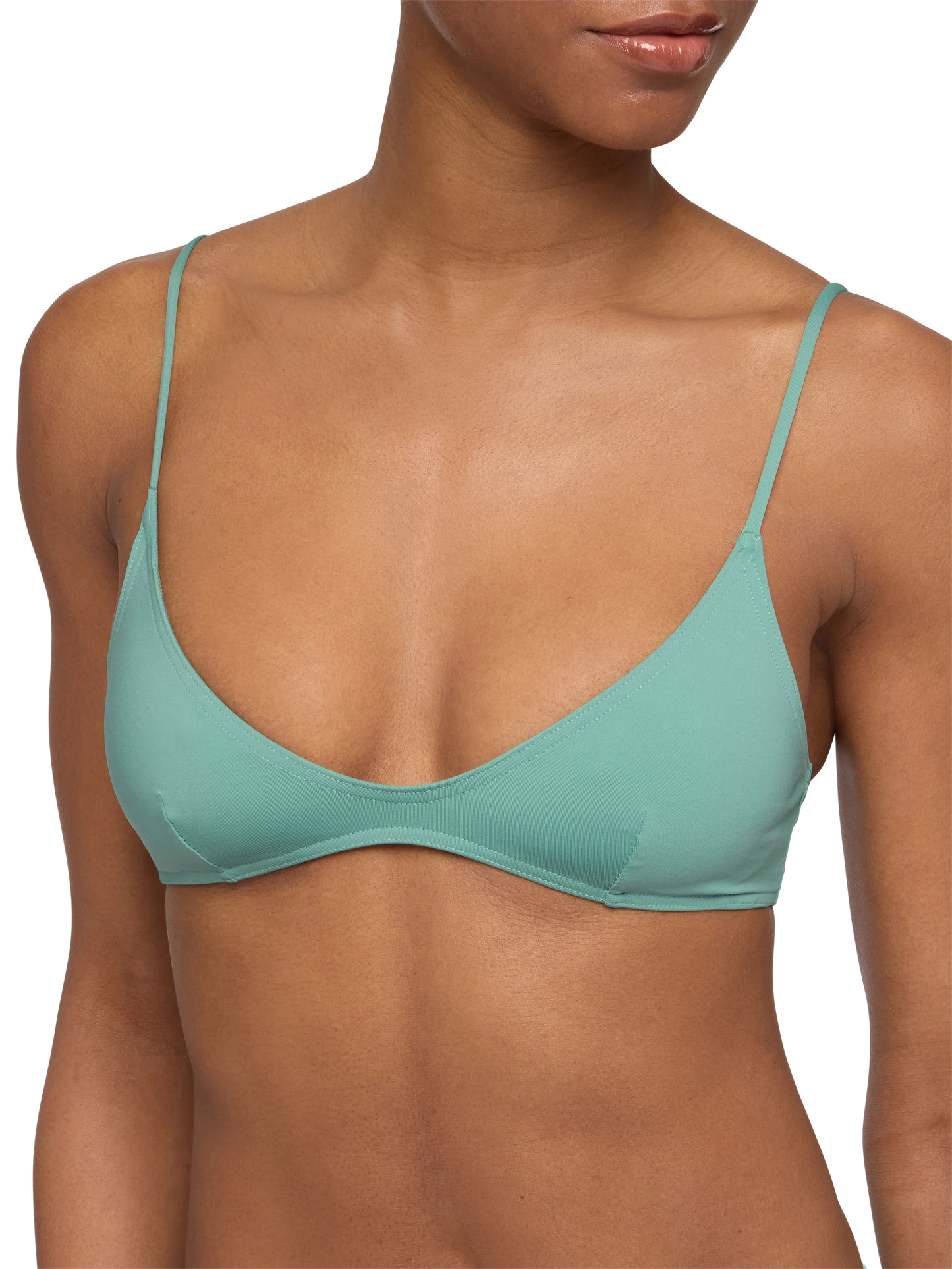 Paloma sage green scoop bralette - MC2 Saint Barth