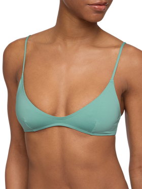 Paloma sage green scoop bralette - MC2 Saint Barth