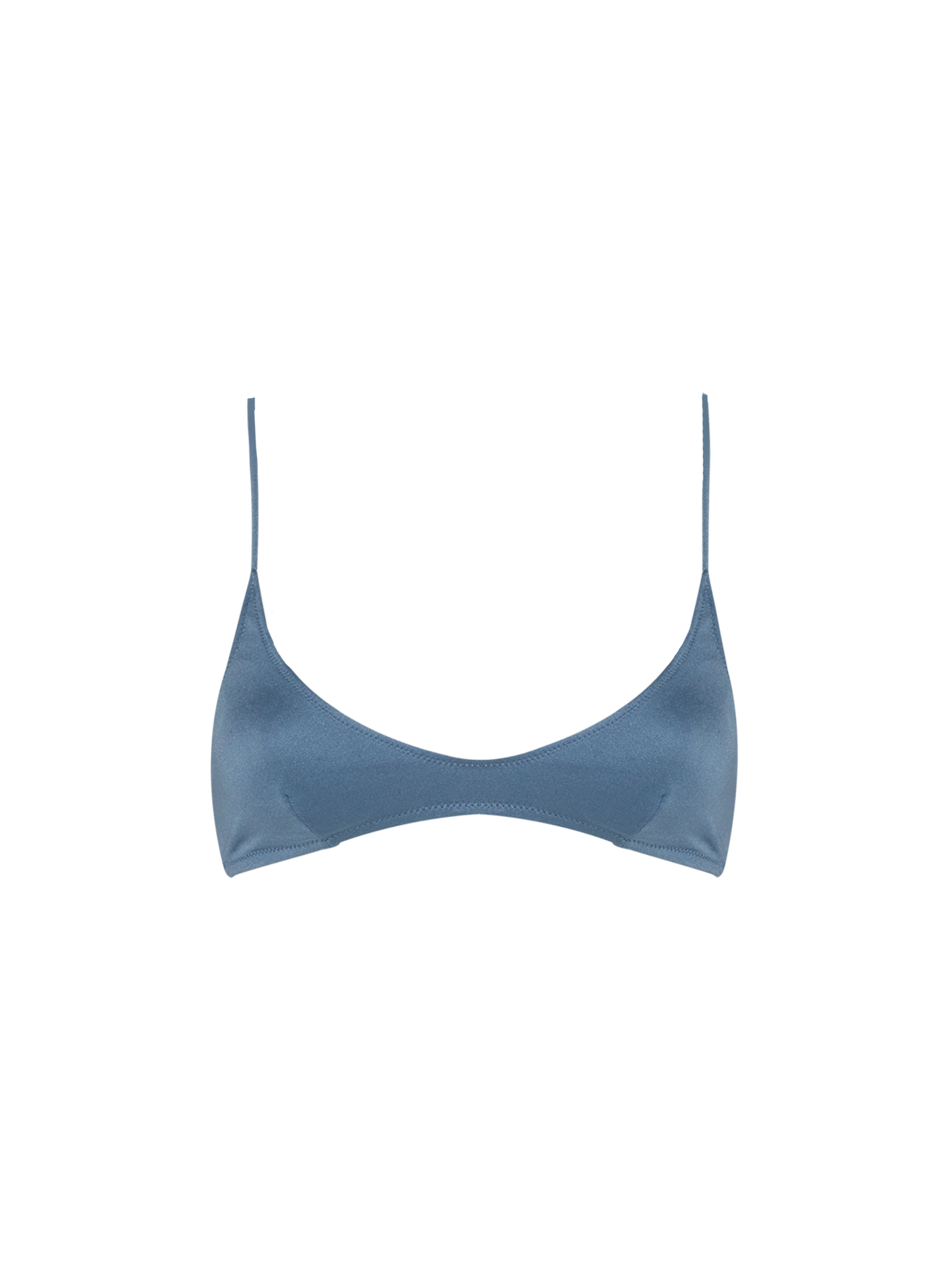 Paloma shimmer blue avio scoop bralette - MC2 Saint Barth
