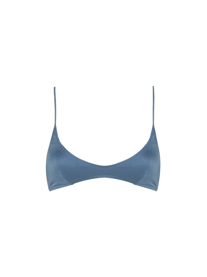 Paloma shimmer blue avio scoop bralette - MC2 Saint Barth