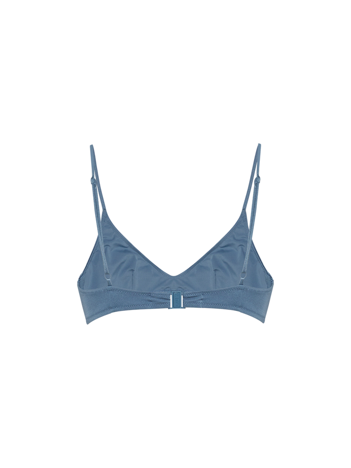 Paloma shimmer blue avio scoop bralette - MC2 Saint Barth
