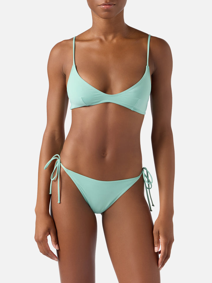 Bikini Paloma Marielle bralette salvia con laccetti