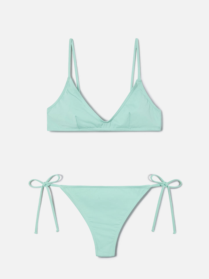 Bikini Paloma Marielle bralette salvia con laccetti