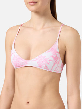 Bikini Paloma Marielle con stampa toile de jouy rosa