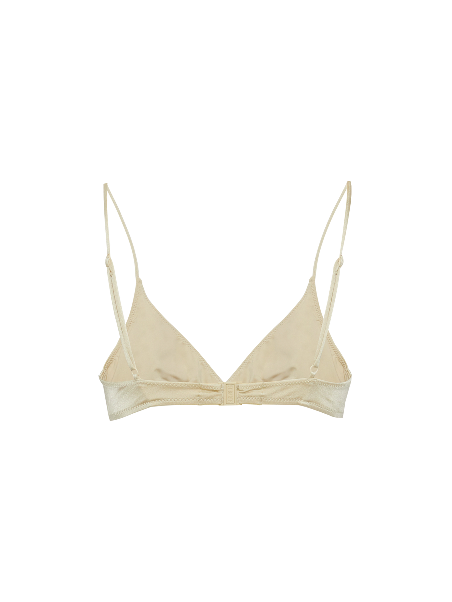 Paloma gold scoop bralette with rhinestone embellishment - MC2 Saint Barth