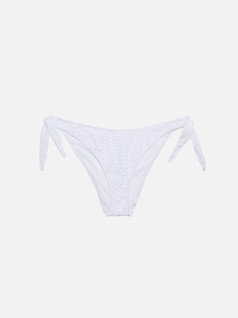Yali black Sangallo lace classic swim briefs - MC2 Saint Barth