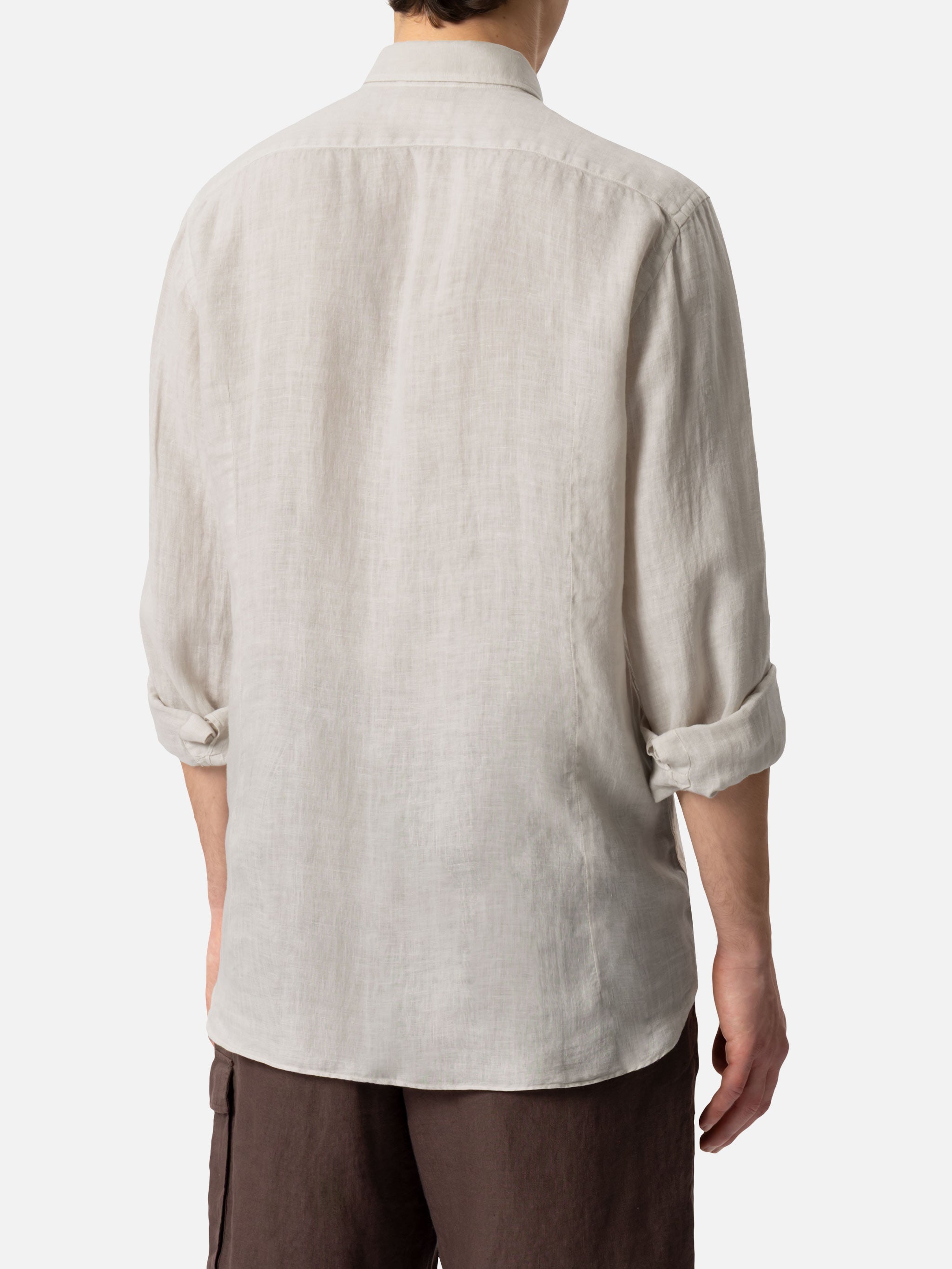 Off-white linen shirt Pamplona – MC2 Saint Barth