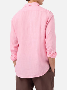 Pamplona pink linen shirt