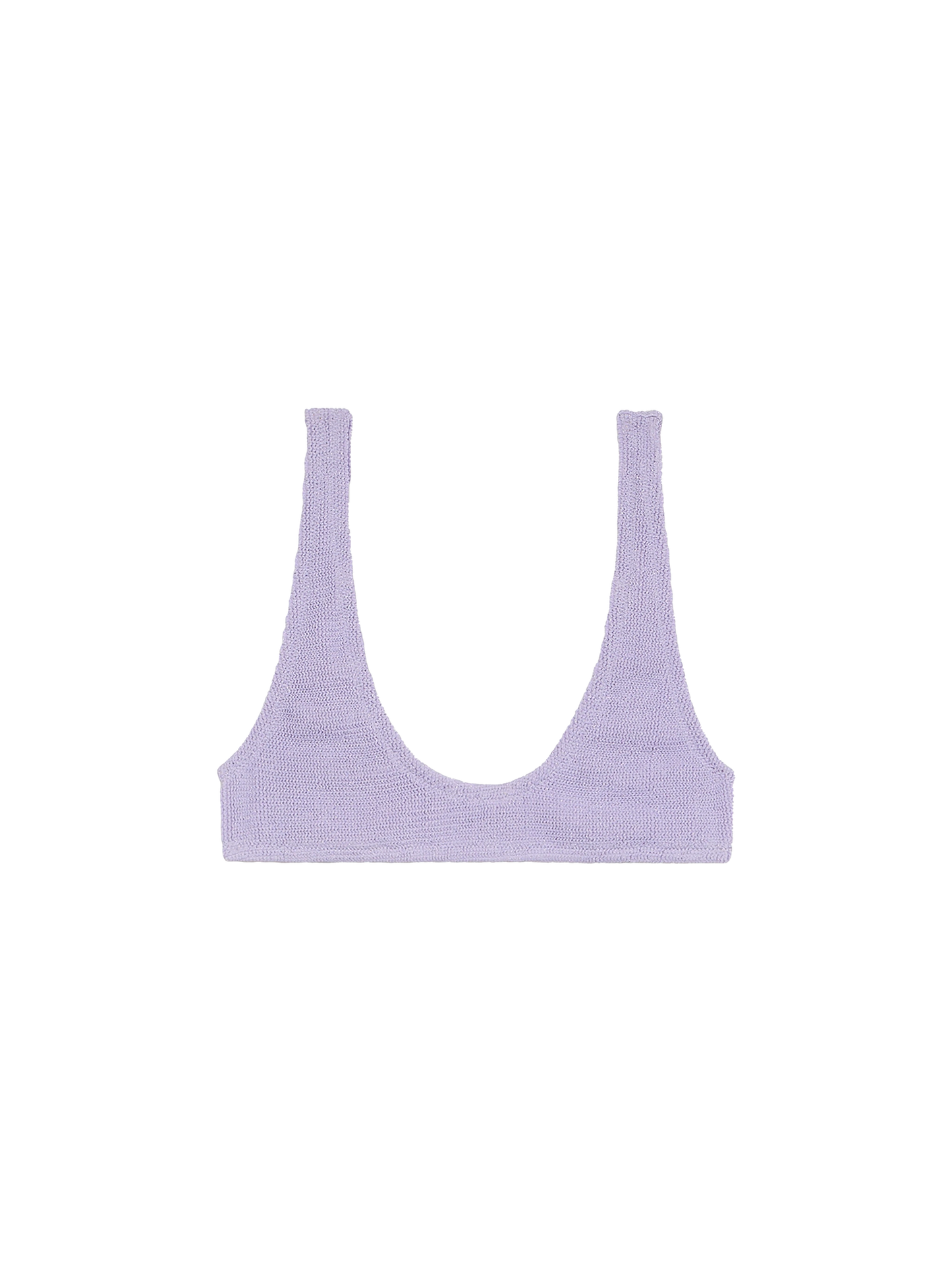 Woman lilac lurex tiny crinkle bralette Pamy - MC2 Saint Barth