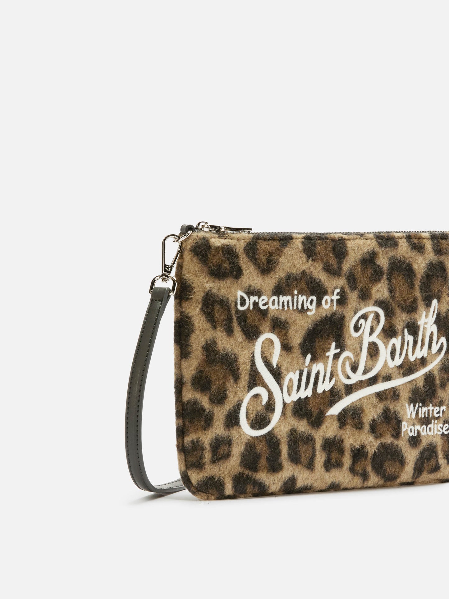 Parisienne Crossbody Bag in leopard wool blend