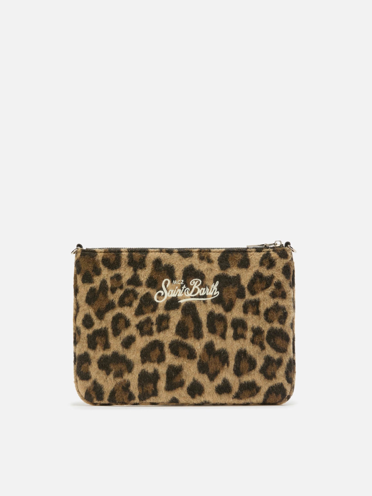 Parisienne Crossbody Bag in leopard wool blend