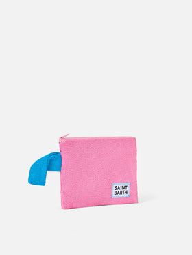 Pareasy pink crinkle pochette - MC2 Saint Barth