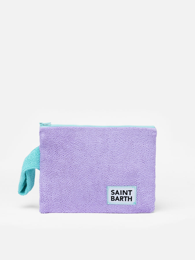 Mc2 Saint Barth Pareasy purple crinkle pochette